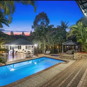 Paradise Retreat With Waterfall & Pool On 2000m2 Holiday home Gold Coast